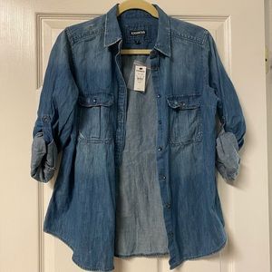 Express Denim Top